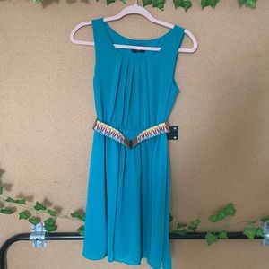 LOWBALLS ACCEPTED juniors turquoise dress